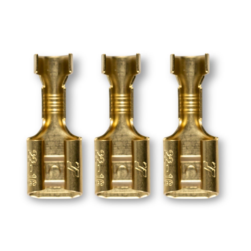 Crimp Terminal Non-Insulated Quick Disconnect 1.5-2.5MM² Width 6.35mm x ...